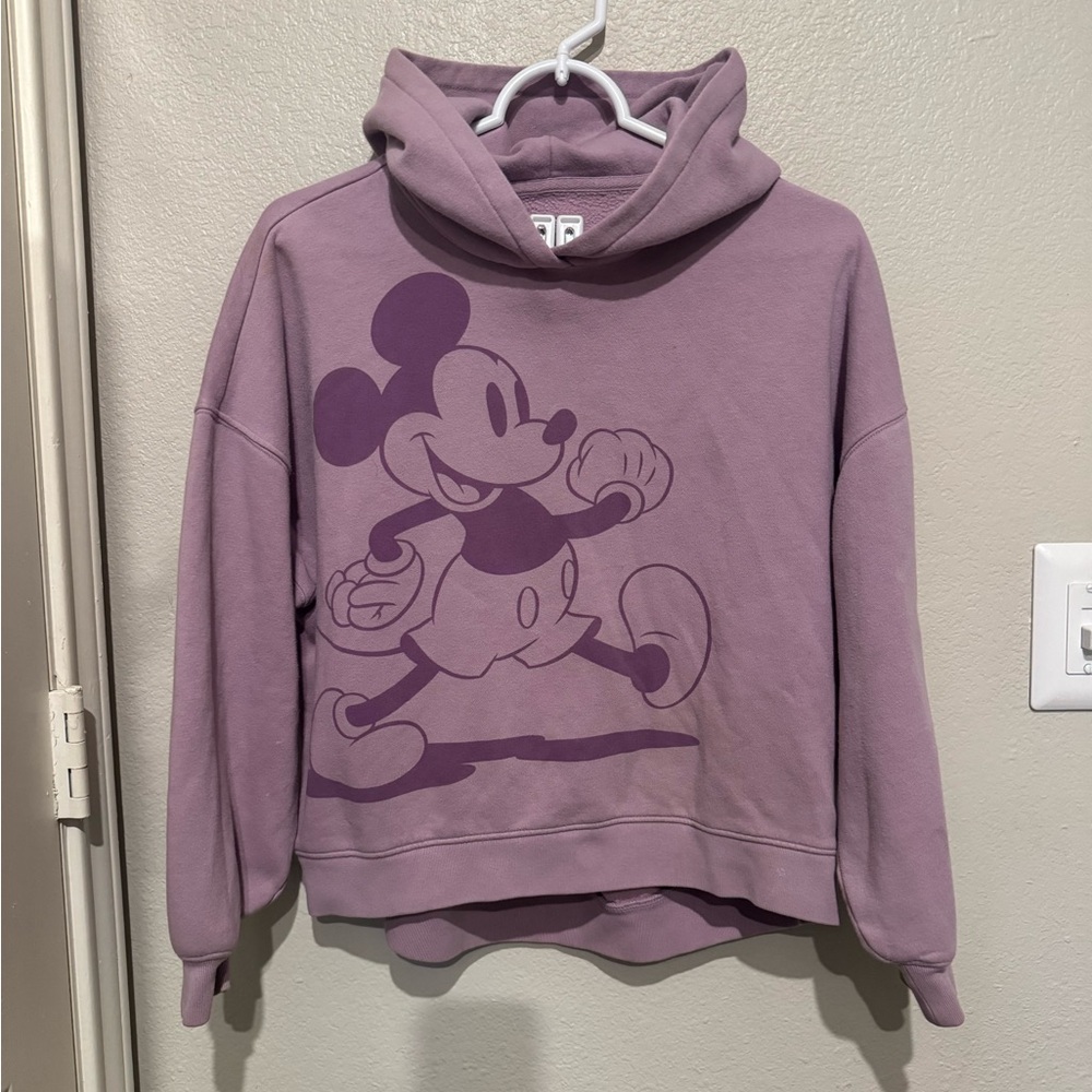 Y2K Gap Mickey Mouse Lavender Graphic Hoodie
